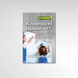 Bauzaun Banner Werbetechnik Printprodukt kindertapeten.de Ewering
