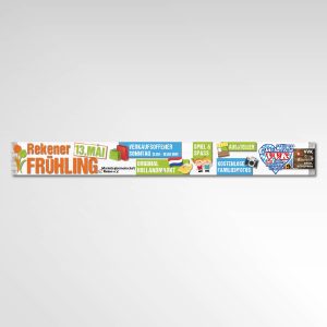 Rekener Frühling Banner Printprodukt Werbemittel Marketinggemeinschaft Reken