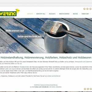 Startseite Ewreing farbe-und-technik.info Webdesign Website