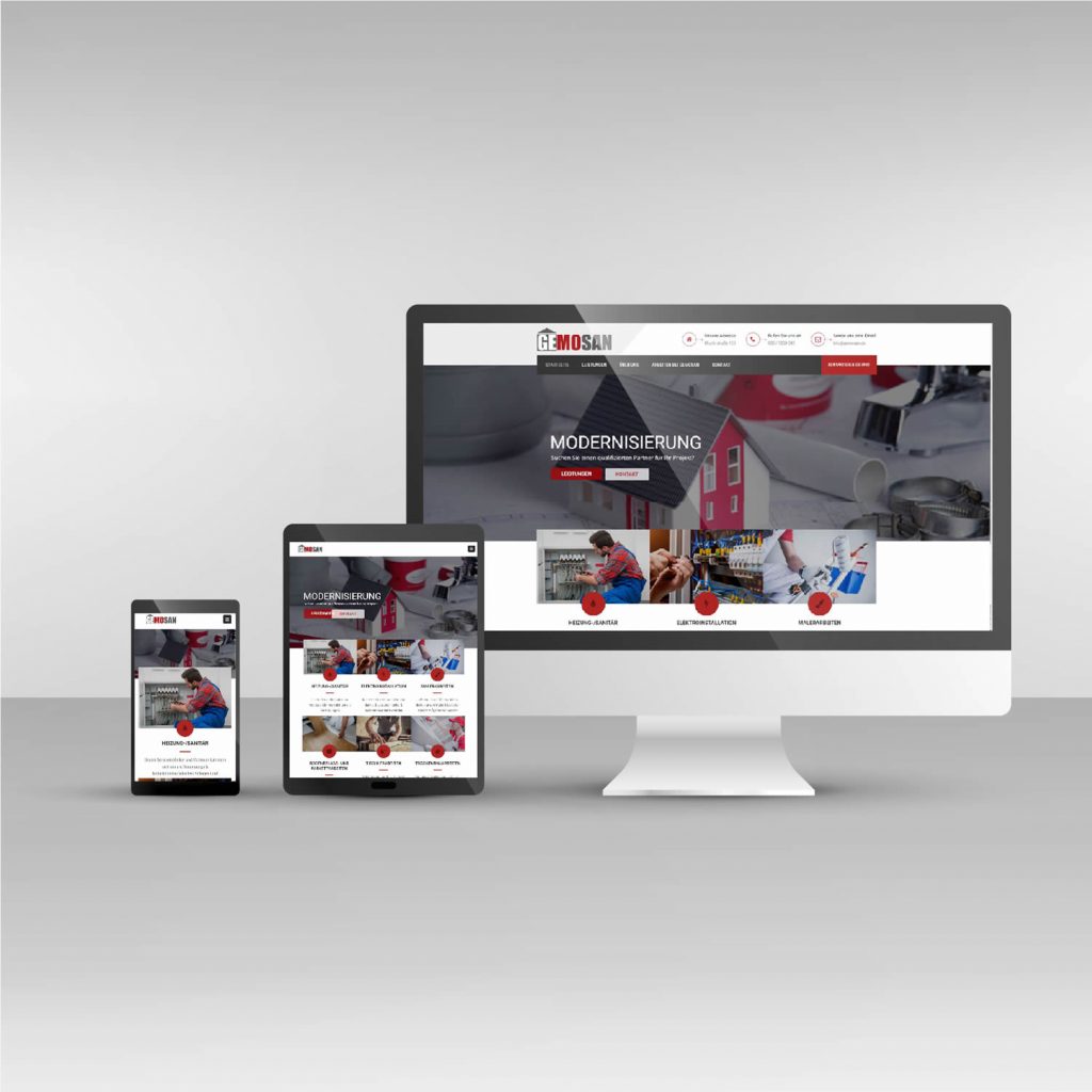 Responsive Webdesign Gemosan Website