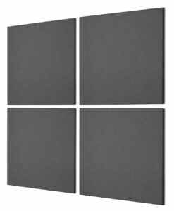 Quadratischer Wandabsorber für ein harmonisches Design und eine optimierte Akustik