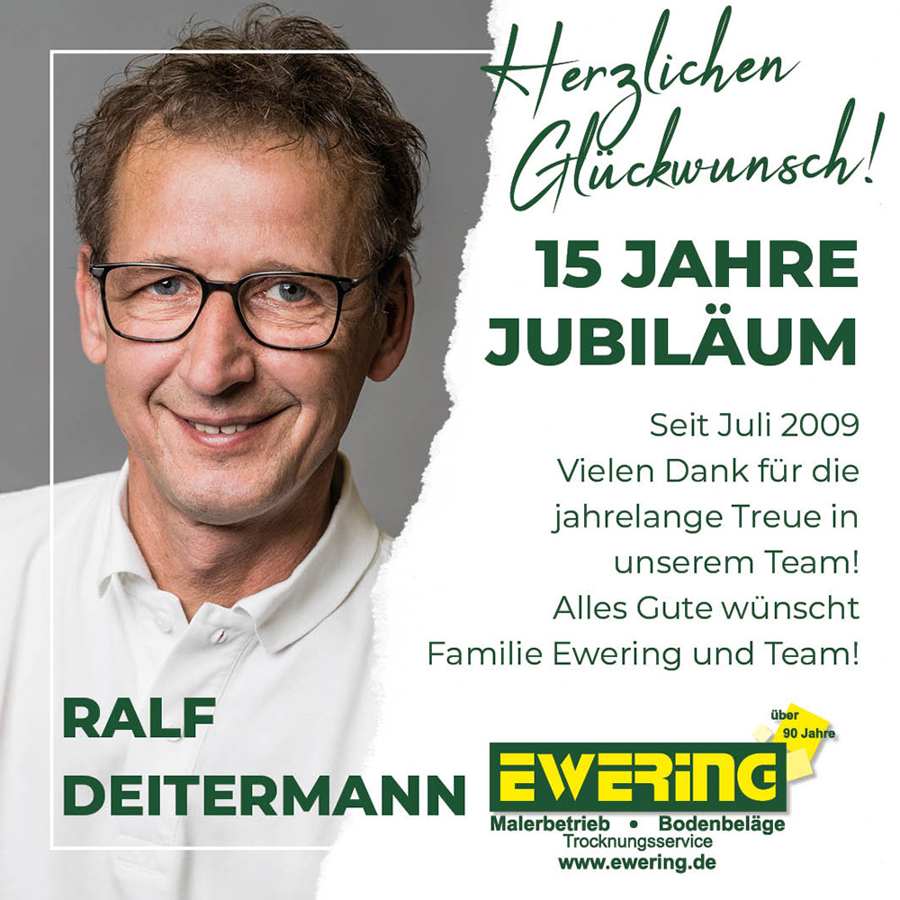 Jubiläum Ralf Deitermann 2024