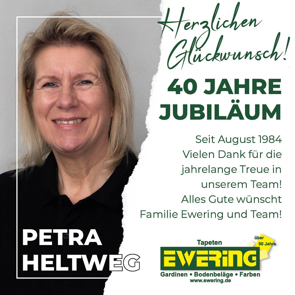 Jubiläum Petra Heltweg 2024