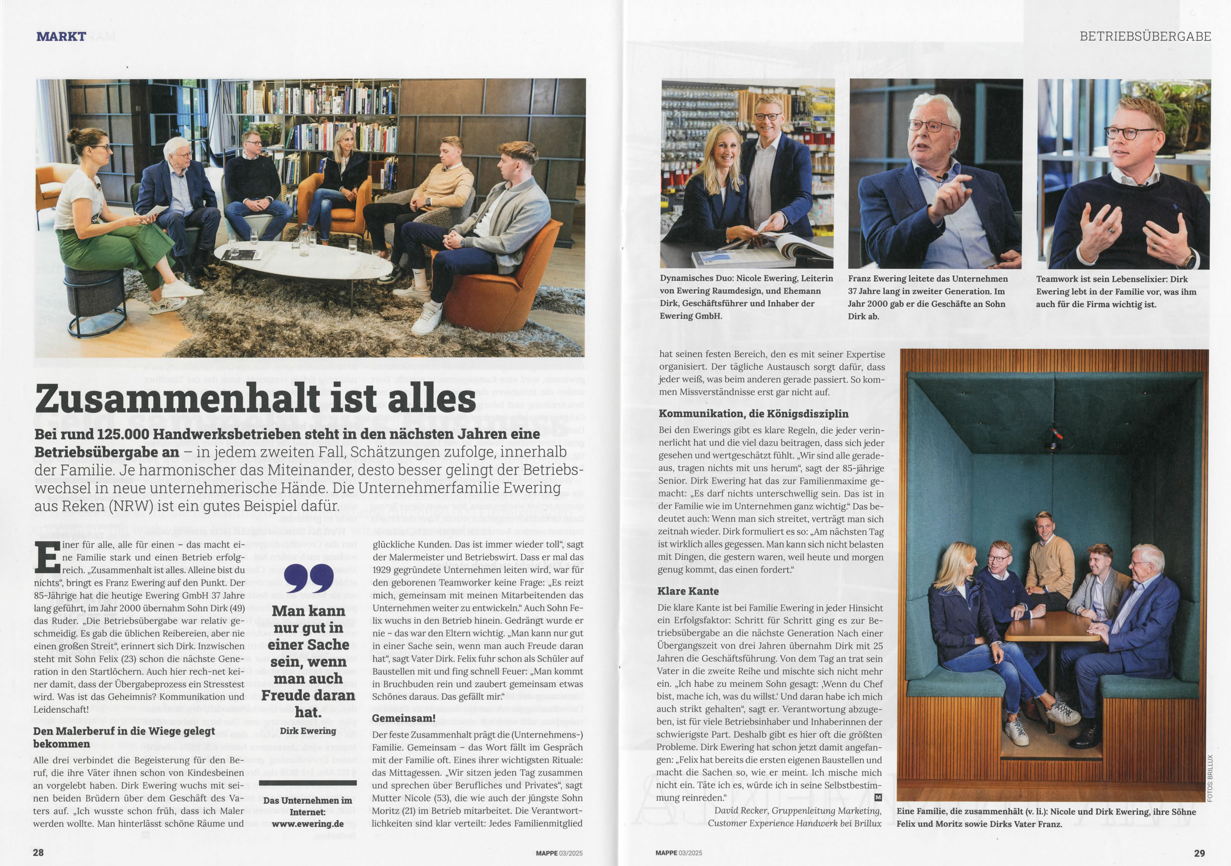 Ewering News - Mappe "Zusammenhalt ist alles"
