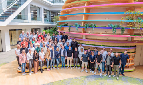 Ewering Sommerfest 2025 Teamfoto bei Brillux