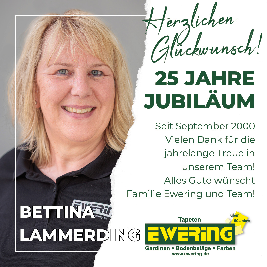 25 Jahre Jubiläum Bettina Lammerding 2025