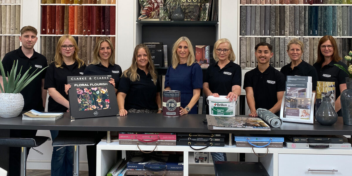 Teambild Fachmarkt Ewering Raumdesign
