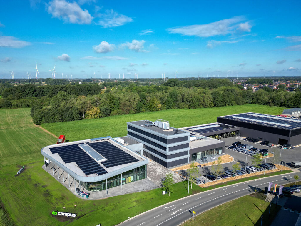 Referenz Malerarbeiten dp Campus Döpik Gescher Luftaufnahme