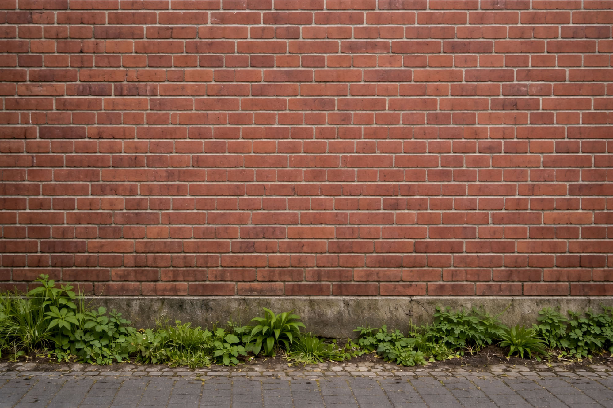 Saubere Klinkerwand ohne Graffiti nach professioneller Reinigung